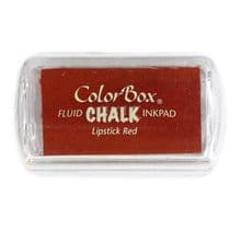 LIPSTICK RED - Colorbox Fluid Chalk Mini Ink Pad for paper, foil and clay craft